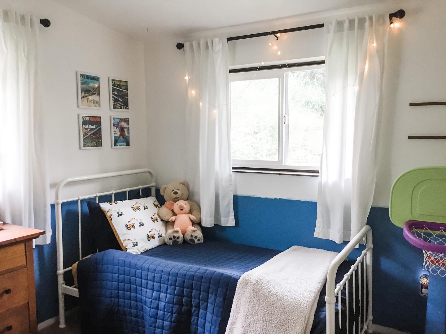 Planes and trucks kids' room Instagram Post