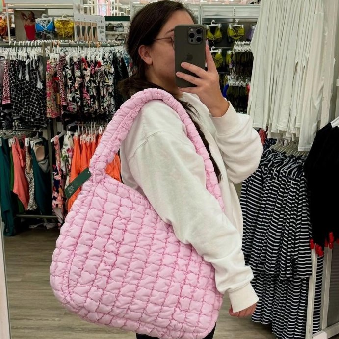 user image by @tarjaymaxx, Puffer Hobo Shoulder Bag - Wild Fable™