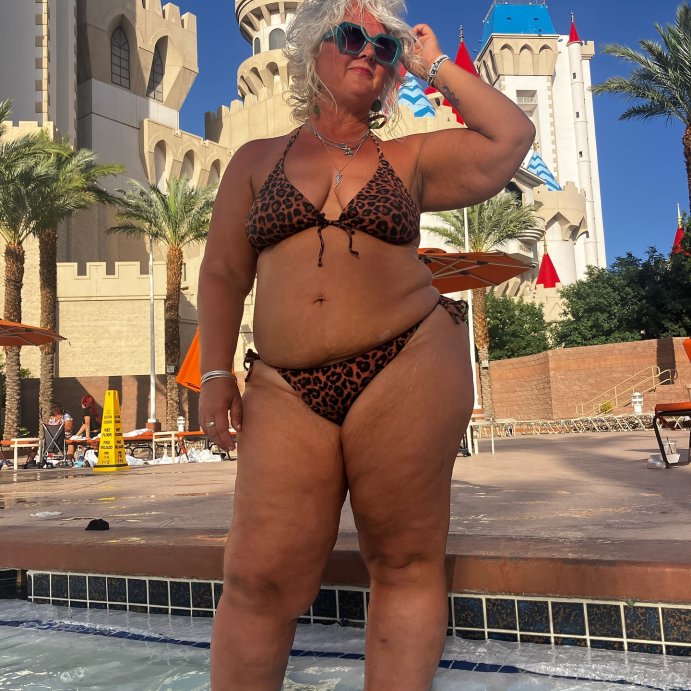 user image by @idaho_amy, Women's Ribbed Textured Bow Front Triangle Bikini Top - Wild Fable™