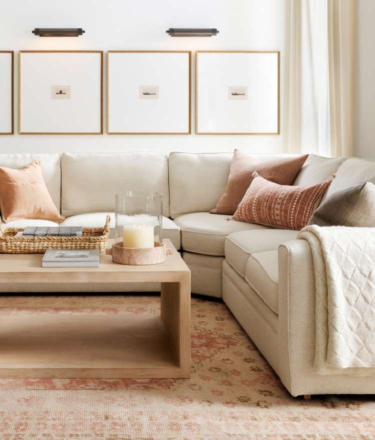 Pottery barn store pearce sofa