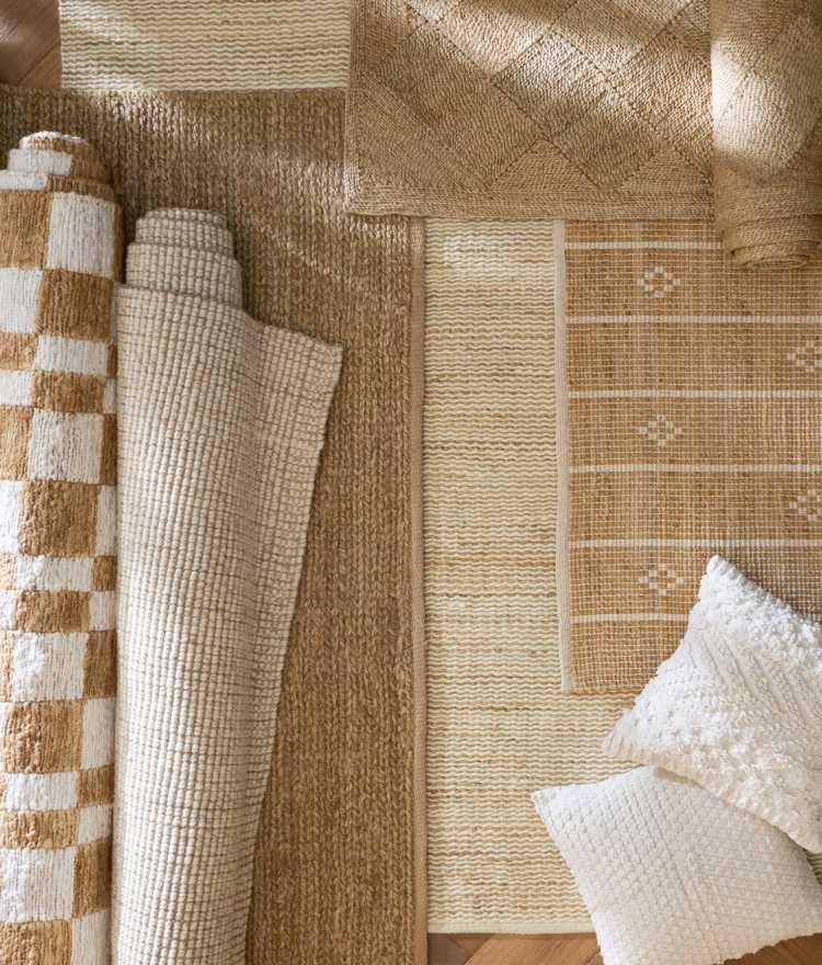 Jute Rug Canada l Natural Fiber Rugs – Heft Home