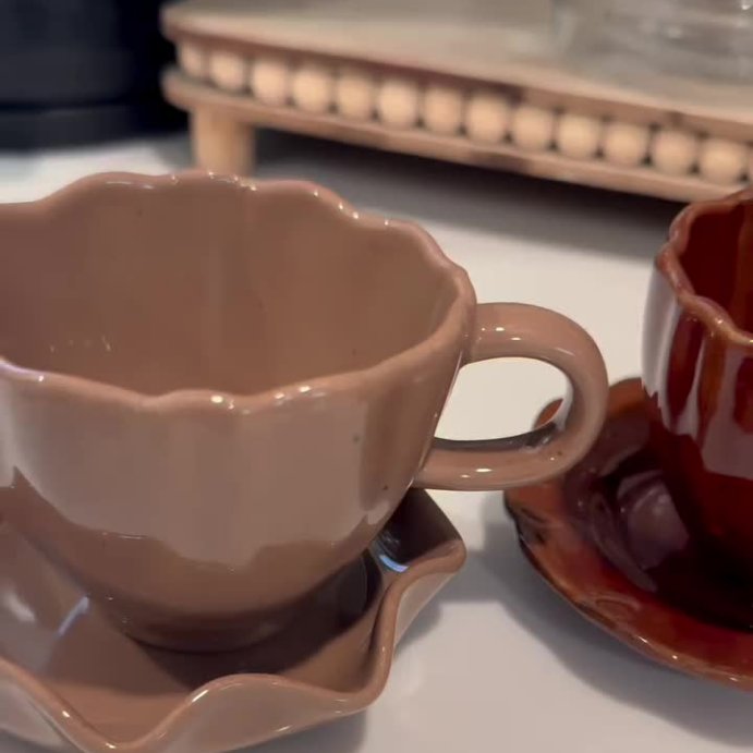 user image by @joanaaraujo06, 5oz Scalloped Stoneware Espresso Cup - Hearth & Hand™ with Magnolia