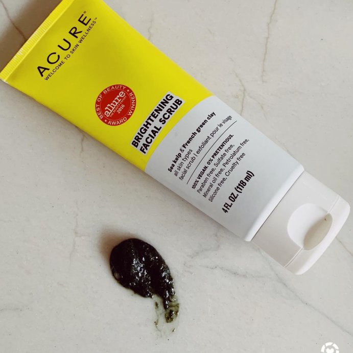 user image by @ginapalaza, Acure Brightening Facial Scrub - Unscented - 4 fl oz