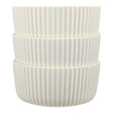 Shop CANVAS Small Ribbed Bowls for Outdoor Dining, 3-pk and more