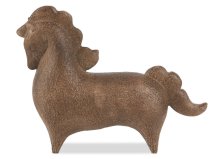 Shop Statuette de cheval Pinto brune and more