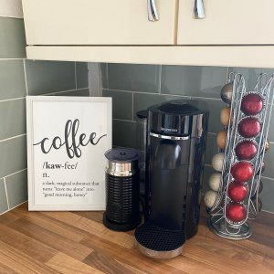 Nespresso VertuoPlus Deluxe Coffee Maker & Espresso Machine with Aeroccino Milk Frother