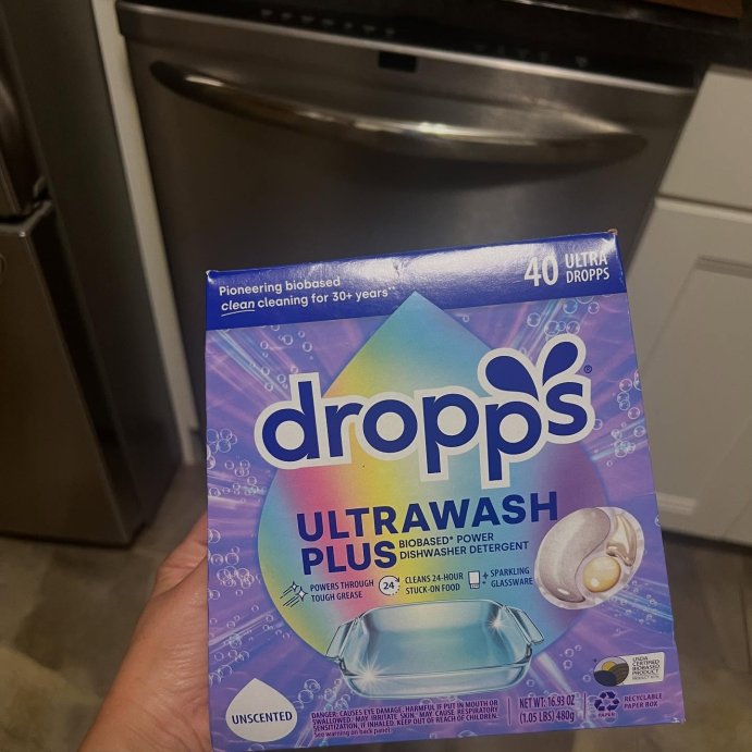 user image by @stealsdealsandreelz, Dropps Dish UltraWash Plus Biobased Detergent Pods - Lemon Citrus - 40ct