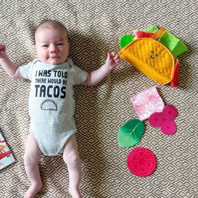 user image by @thecottagefairie, Melissa &#38; Doug Multi-Sensory Soft Taco Fill &#38; Spill Infant Toy