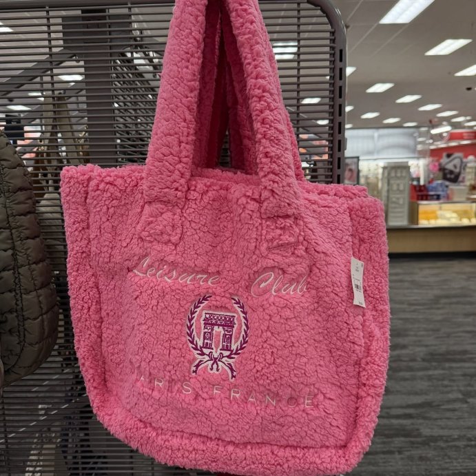 user image by @thathappytargetchick, Girls&#39; &#34;Leisure Club&#34; Tote Bag - Pink