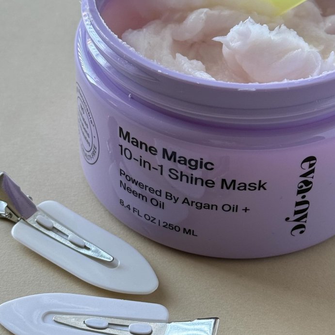 user image by @macaronsanddaydreams, Eva NYC Mane Magic 10-in-1 Shine Mask - 8.4 fl oz