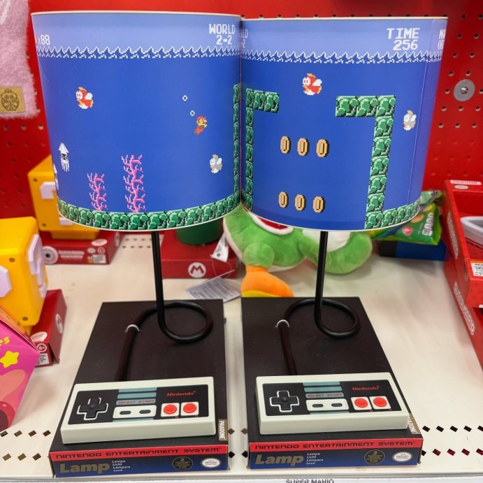 user image by @mariocollecting, Nintendo - Super Mario NES Console Lamp