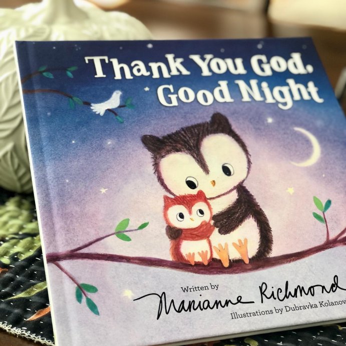 user image by @mariannerichmond21, Thank You God, Good Night - by Marianne Richmond (Hardcover)