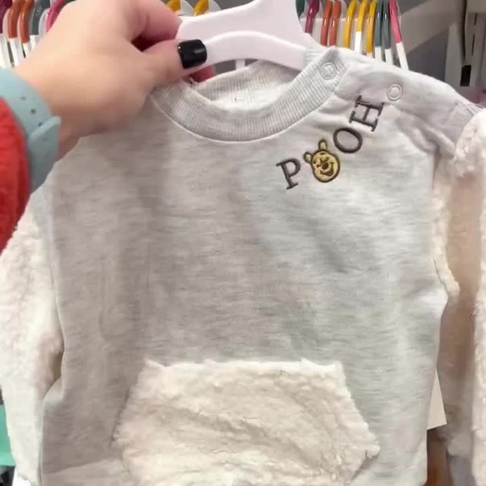 user image by @married.mama.ali, Baby 2pk Winnie the Pooh Bodysuit - Cloud Island™ Cream