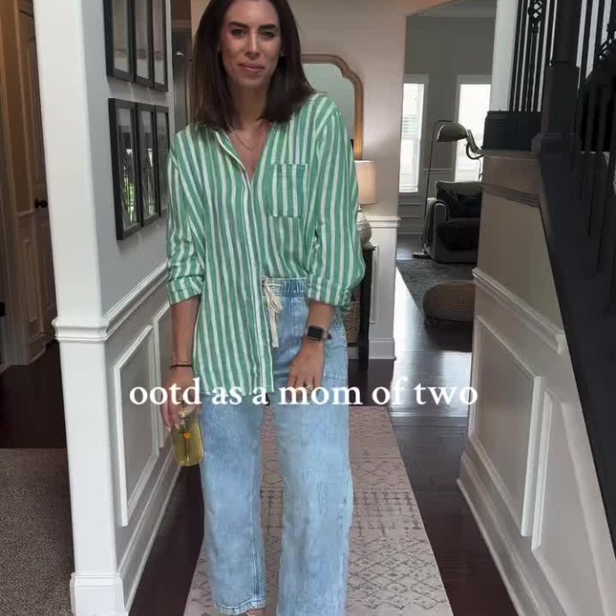 user image by @cailin.breidigam, Women's Long Sleeve Collared Linen Button-Down Shirt - Universal Thread™