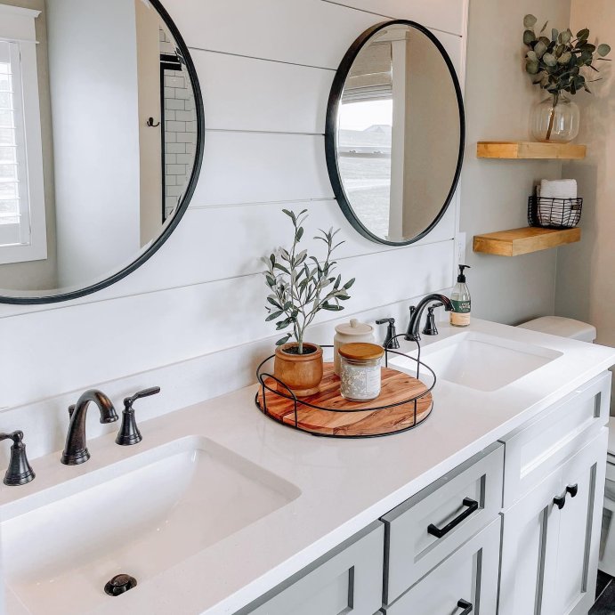 user image by @liferunsonlaughter, 28" Round Decorative Wall Mirror - Threshold™