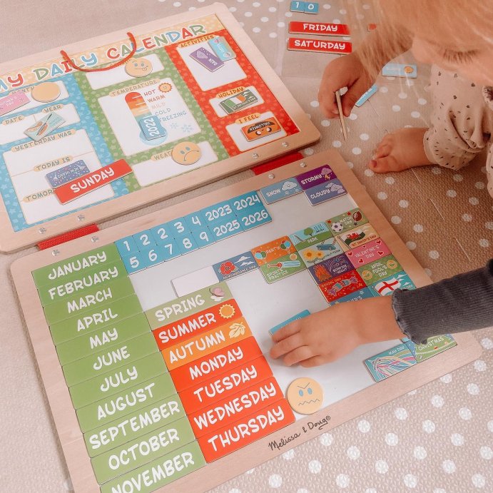 user image by @charlotte_and_rosie_, Melissa &#38; Doug My First Daily Magnetic Calendar