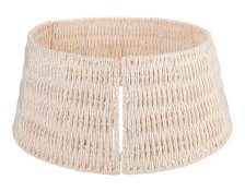 Shop CANVAS Golden Moments Collection White & Gold Fabric Tree Collar, 27-in and more