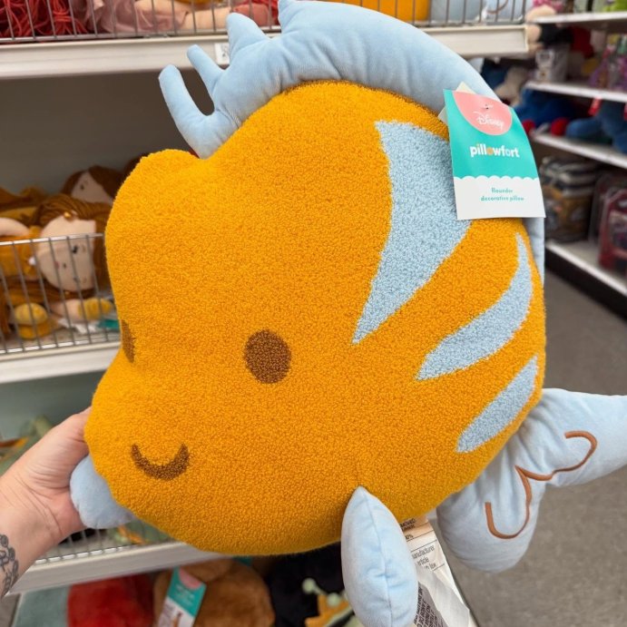 user image by @thislovelylife_of_five, Princess Ariel Sidekick Flounder Kids&#39; Pillow Buddy - The Disney Collection by Pillowfort&#8482;