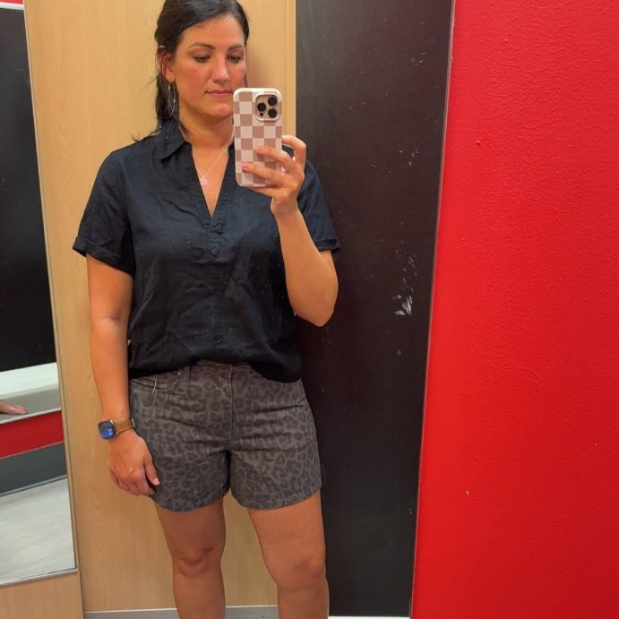 user image by @the.melanie.edit, Women's Mid-Rise Loose Denim Shorts - Wild Fable™