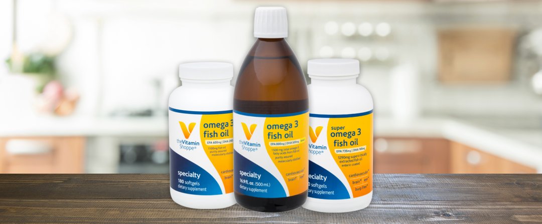 Shop the Vitamin Shoppe Omega-3 Fish Oil - EPA/DHA 840 MG - Supports Cardiovascular, Brain, & Eye Health - 1,200 MG (60 Softgels), the Vitamin Shoppe Omega-3 Fish Oil - EPA 800 MG/DHA 500 MG - Supports Cardiovascular, Brain, & Eye Health - 1,500 MG - Lemon (5 fl. oz.), the Vitamin Shoppe Super Omega-3 Fish Oil - EPA/DHA - Supports Cardiovascular, Brain, & Eye Health - 1,290 MG (120 Softgels) and more