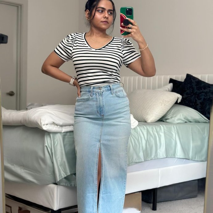 user image by @snap_valise, Women's Denim Maxi Skirt - Universal Thread™