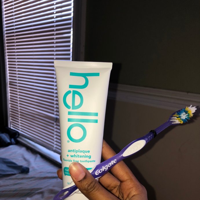 user image by Hawadua Hode, hello Antiplaque and Whitening Fluoride-Free Toothpaste , SLS Free and Vegan - 4.7oz