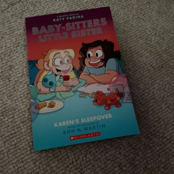 user image by Isabella, Karen's Sleepover: A Graphic Novel (Baby-Sitters Little Sister #8) - (Baby-Sitters Little Sister Graphix) by Ann M Martin