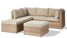 Shop CANVAS Baysville Square Modular Outdoor Patio Conversation Sectional Set with Water/Fade Resistant Cushions, 6-pc and more