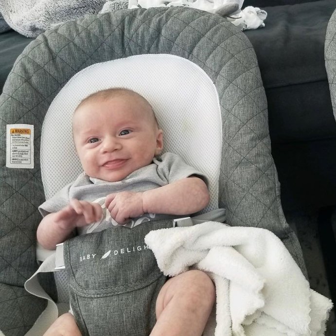 user image by @the.twinfluencer, Baby Delight Aura Deluxe Bouncer &#38; Rocker
