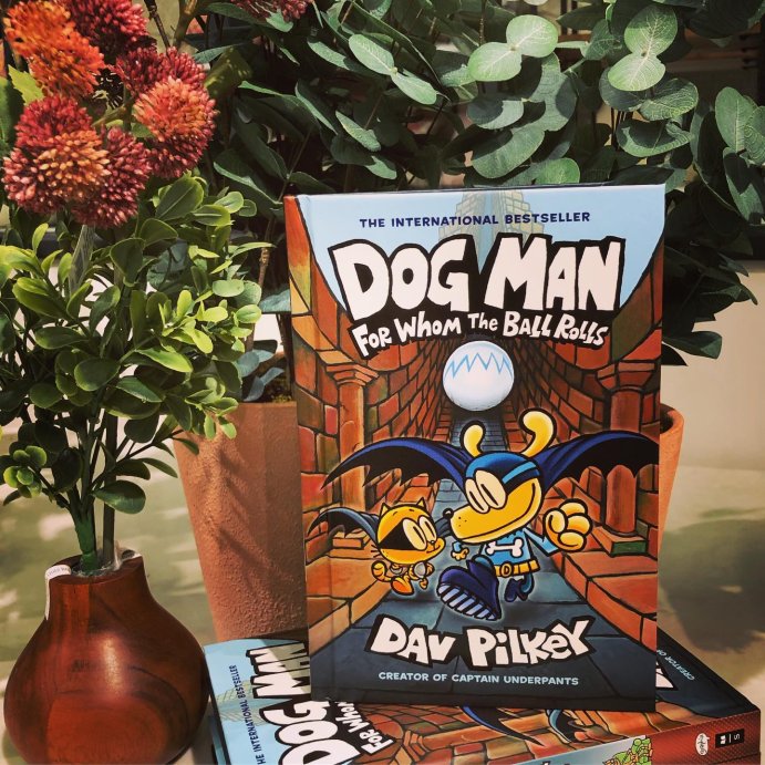 user image by @readingwithrowland, For Whom The Ball Rolls - By Dav Pilkey ( Hardcover )