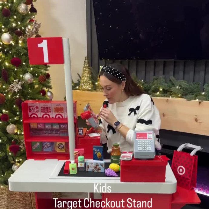 user image by @krystaldunn_, Target Toy Checklane: Pretend Shopping Accessories, Play Money, Toy Cash Register, Batteries Required, Ages 3+