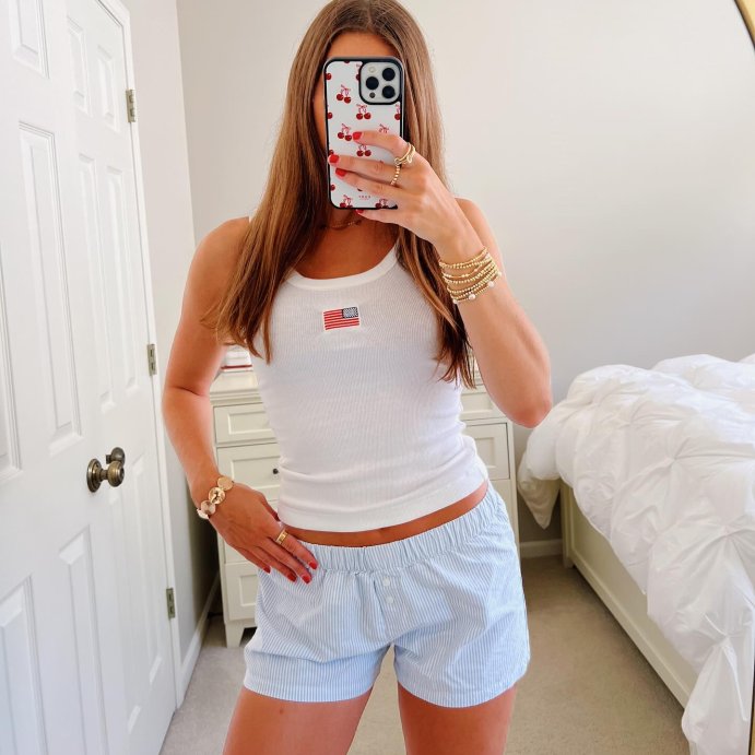 user image by @jenniferjaegerr, Women's Embroidered Tank Top - Universal Thread™