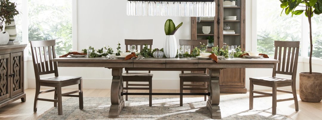 Shop Sonoma Light Tone China Cabinet, Sonoma Light Tone Trestle Table, Sonoma Light Tone Trestle Dining Room, Sonoma Light Tone Server, Sonoma Light Tone Wood Side Chair and more
