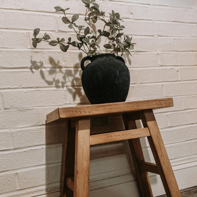user image by @krystalghome, Thatcher Wood Stool Natural - Threshold&#8482; designed with Studio McGee