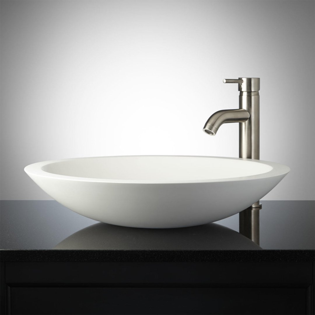 Rigel Matte Resin Vessel Sink Bathroom Sinks Sinks