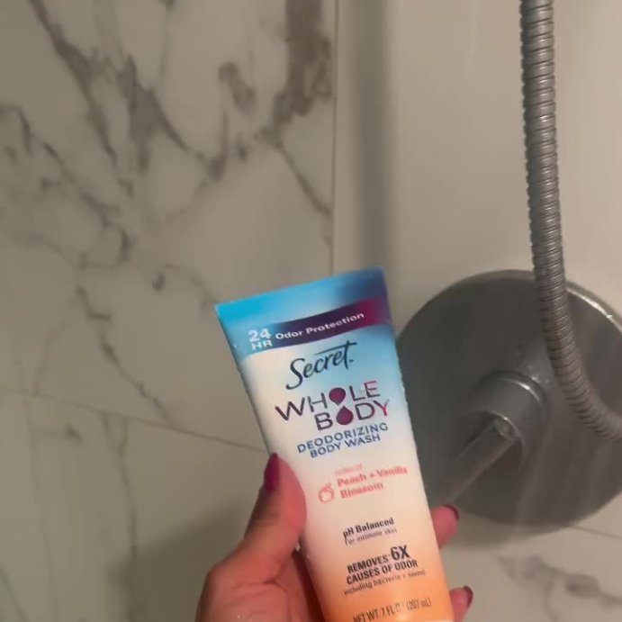 user image by @jujucreatesforyou, Secret Whole Body Deodorizing Feminine Body Wash - Peach &#38; Vanilla - 8fl oz