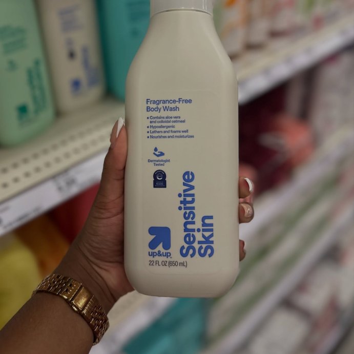 user image by @spottedattarget_, Sensitive Skin Body Wash - Eczema Seal - Fragrance Free - up&up™