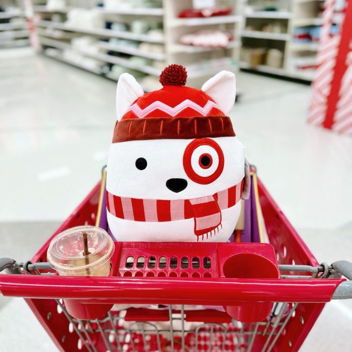 user image by @targetscallingme, Squishmallows 12&#34; Target Bullseye Plush