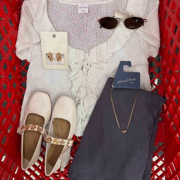 user image by @_targetxbri, Women's Ruffle Tie Cardigan - Wild Fable™