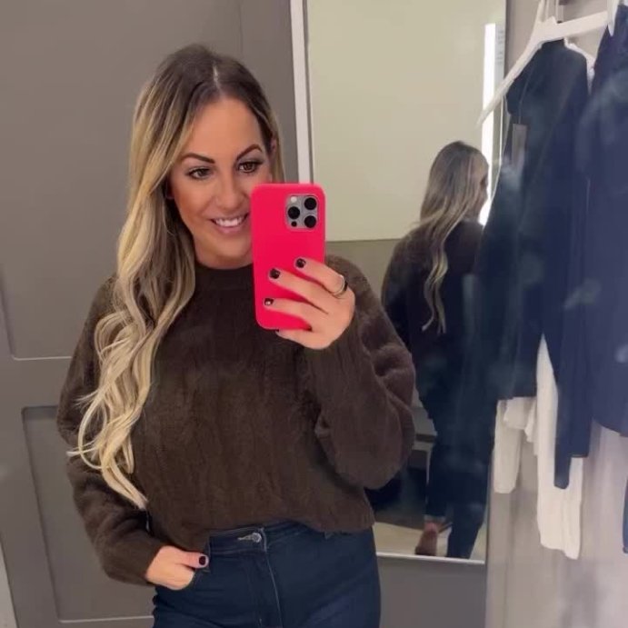 user image by @kristin_angelica__, Women's Cozy Cable Crewneck Pullover Sweater - Universal Thread™