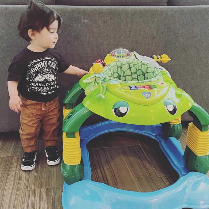 user image by @lilhexagram13, Delta Children Lil Play Station 4-in-1 Activity Walker