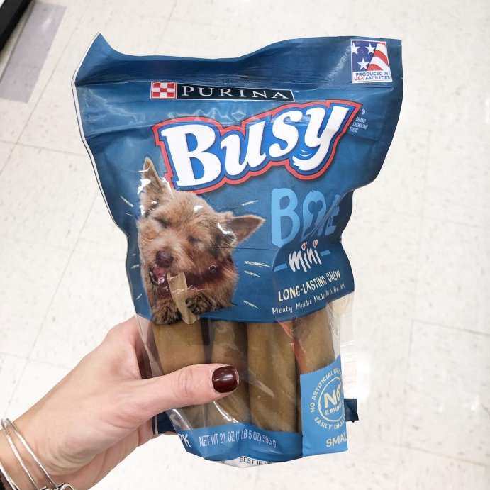 user image by @ashouldertobuyon, Purina Busy Bone Mini Chewy Pork Flavor Dog Treats