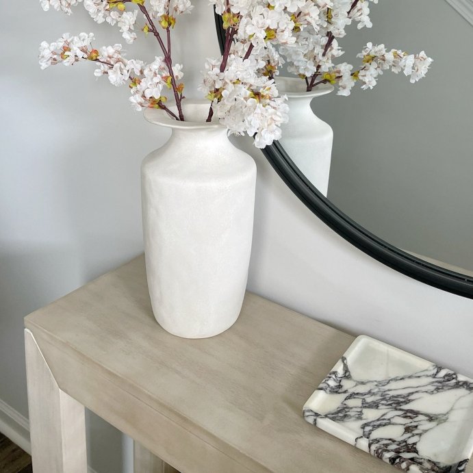 user image by @jeanny.myneutralhome, Exaggerated Rim Ceramic Vase - Threshold™ designed with Studio McGee