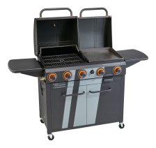 Shop MASTER Chef Grill Turismo™ 5-Burner Propane BBQ Grill and Griddle with Convertible Valve System and more