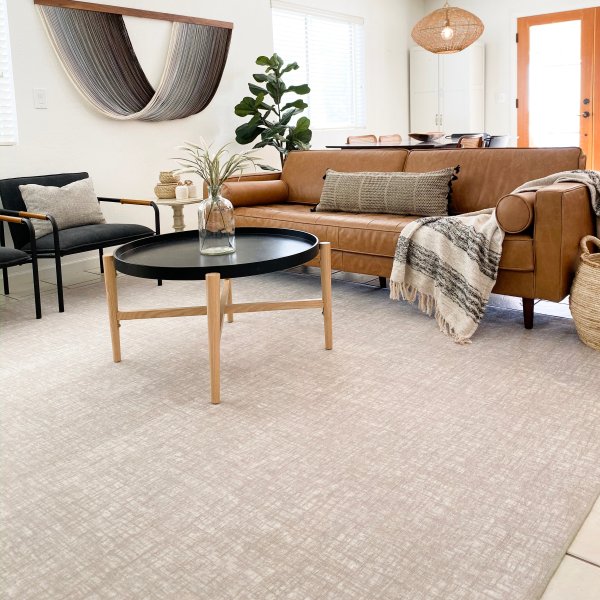 Crosshatch Light Grey Rug