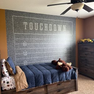 Football Field Peel and Stick Wallpaper Decal