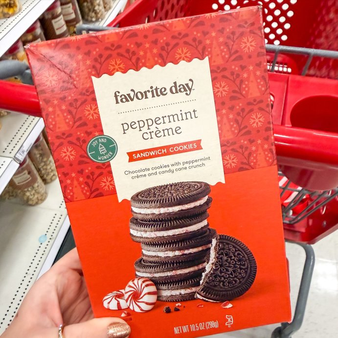 user image by @targettakesmypaycheck, Christmas Peppermint Sandwich Cookies - 10.5oz - Favorite Day&#8482;