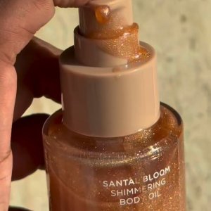 @spacenk’s instagram video of Saltair Golden Hour Body Wash,Saltair Santal Bloom Body Oil Shimmer