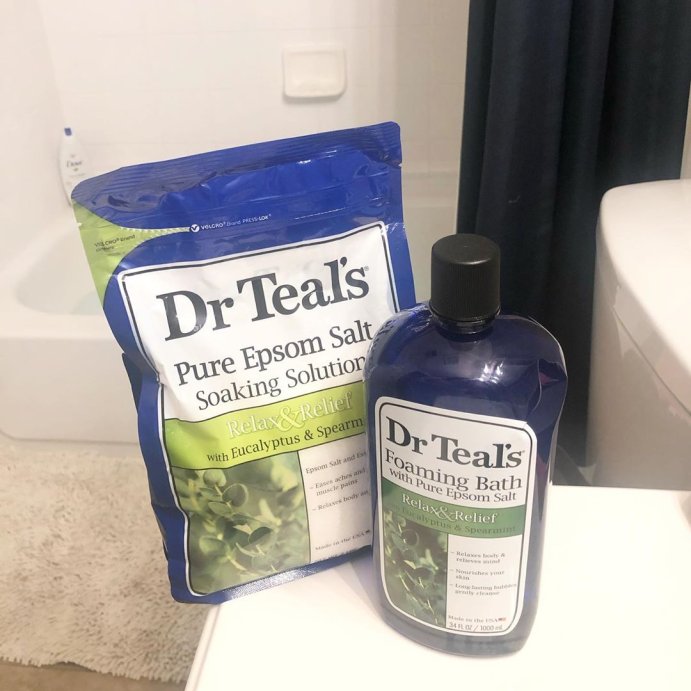 user image by @daniellamonique, Dr Teal&#39;s Relax &#38; Relief Eucalyptus and Spearmint Foaming Bubble Bath - 34 fl oz