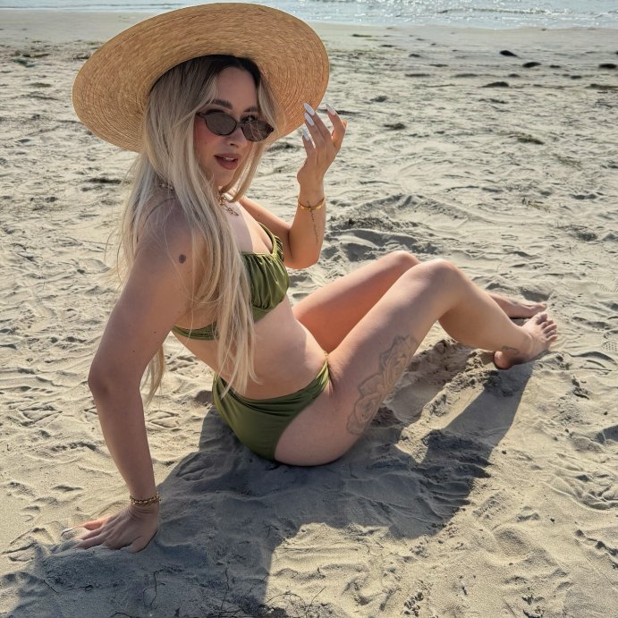 user image by @mrsantnz, Women's Shirred Underwire Bikini Top - Shade & Shore™ Green